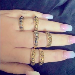 Gorgeous High-quality stackable ring set